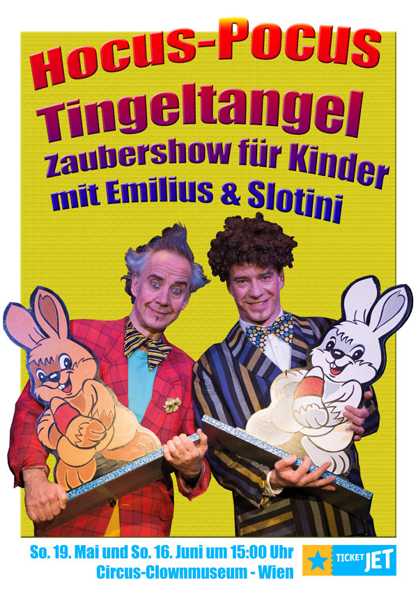Hocus-Pocus Tingeltangel Zaubershow für Kinder