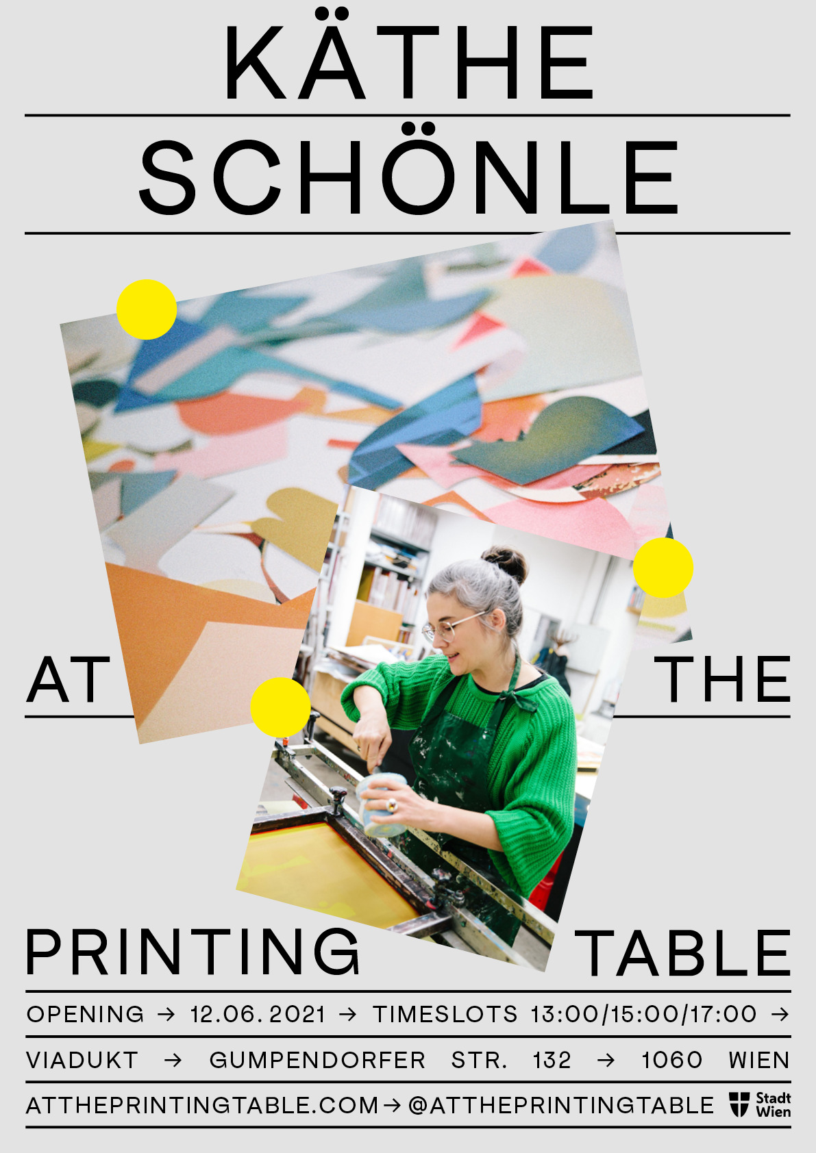 Eröffnung: Käthe Schönle At The Printing Table