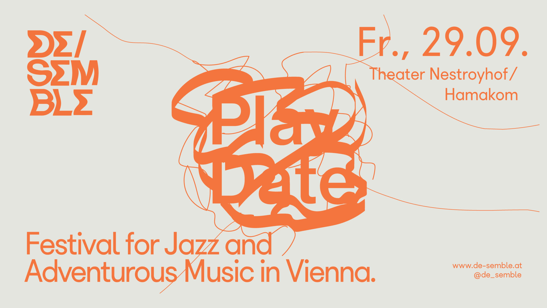 DE/SEMBLE - PLAY DATE at Theater Nestroyhof/Hamakom